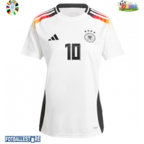 Tyskland Jamal Musiala #10 Hjemmedrakt Dame EM 2024 Kortermet